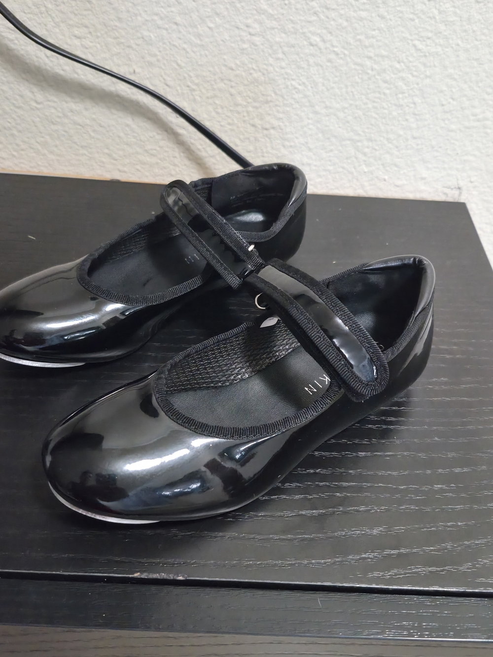 Dansk Girls Black Patent Mary Jane Flats Size 12 Kids